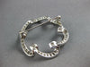 ANTIQUE LARGE 2.10CT DIAMOND PLATINUM 3D CLASSIC OPEN FLOWER PIN PENDANT