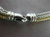 ESTATE 14KT W&Y GOLD MULTI STRANDED NECKLACE W/ LOBSTER LOCK ITALY BEAUTIFUL 776