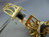 LARGE 2.60CT DIAMOND AAA BROWN QUARTZ & SMOKY TOPAZ 18KT ROSE GOLD 3D BRACELET