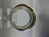 ESTATE LARGE 1.21CT DIAMOND 14K WHITE GOLD 3D MULTI WAVE SEMI ETERNITY LOVE RING