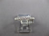 ESTATE .58CT DIAMOND 18KT WHITE GOLD CLASSIC ROUND 2MM ETERNITY ANNIVERSARY RING