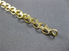 ESTATE WIDE 18KT YELLOW GOLD 3D CLASSIC ENGRAVEABLE ID BRACELET #27844