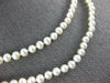 ESTATE AAA SOUTH SEA PEARL 14K WHITE GOLD 3D CLASSIC 5mm TWO ROW NECKLACE #21026