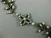 ANTIQUE EXTRA LARGE 33.60CT OLD MINE DIAMOND & AAA EMERALD 14KT GOLD NECKLACE