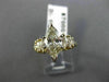 ESTATE 1.85CT MARQUISE CUT DIAMOND 14KT WHITE GOLD 3D GRADUATING ENGAGEMENT RING
