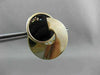 ESTATE LARGE 14KT YELLOW GOLD SWIRL AAA BLACK ONYX CLIP ON EARRINGS #22548