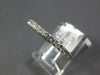 ESTATE .60CT DIAMOND 14KT WHITE GOLD 3D ROUND SEMI ETERNITY 2MM ANNIVERSARY RING