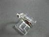 ESTATE .50CT ROUND DIAMOND 18KT WHITE GOLD 3D SOLITAIRE ENGAGEMENT RING #22942