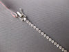 ESTATE 1.0CT DIAMOND 14KT WHITE GOLD 3D CLASSIC 2MM LOVE TENNIS BRACELET