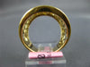 ESTATE LARGE 1.77 DIAMOND & AAA YELLOW SAPPHIRE 14KT YELLOW GOLD 3D WEB FUN RING