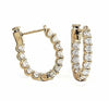 1.74CT DIAMOND 18KT YELLOW GOLD SHARED PRONG LUCIDA OVAL HOOP HANGING EARRINGS