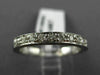 ESTATE .30CT DIAMOND 14KT WHITE GOLD FILIGREE ETERNITY ANNIVERSARY RING #19885