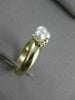 ESTATE 5MM AKOYA SEA PEARL 14KT YELLOW GOLD CLUSTER JOURNEY COCKTAIL RING #21392