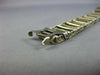 ANTIQUE WIDE & LONG 1.3CT OLD MINE DIAMOND & AAA SAPPHIRE PLATINUM GOLD BRACELET