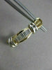 ESTATE .65CTW CHANNEL DIAMOND HUGGIES 14K WHITE YELLOW GOLD EARRINGS 23MM #18661
