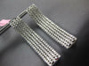 LARGE & WIDE 5.1CT DIAMOND 18KT WHITE GOLD MULTI ROW ELONGATED FUN HOOP EARRINGS