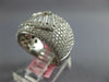 EXTRA LARGE 2.68CT DIAMOND 18KT WHITE GOLD ROUND & BAGUETTE FUN ANNIVERSARY RING