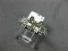 .28CT DIAMOND 14K WHITE GOLD 3D LUCIDA PRINCESSS EMI MOUNT ENGAGEMENT RING #6381