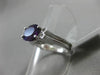 ESTATE 1.86CT DIAMOND & AMETHYST 14K WHITE GOLD FILIGREE PROMISE FRIENDSHIP RING