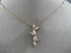 GIA 1.44CT FANCY PINK DIAMOND 18KT WHITE & ROSE GOLD FLOWER BY THE YARD NECKLACE