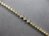 ESTATE .94CT DIAMOND 14K YELLOW GOLD CLASSIC PAST PRESENT FUTURE TENNIS BRACELET