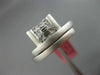 ESTATE WIDE 18KT WHITE GOLD FUN RING. 3D CLUSTER CRISS CROSS ETOILE DESIGN