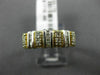 ESTATE WIDE .60CT ROUND & BAGUETTE DIAMOND 14KT 2 TONE GOLD 3D ANNIVERSARY RING