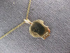 ESTATE 14K YELLOW GOLD HAND ETCHED MATTE & SHINY BABY BOY FLOATING PENDANT 27424
