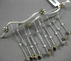 EXTRA LARGE 4.51CT WHITE & CHOCOLATE FANCY DIAMOND 18KT WHITE GOLD FLOWER BROOCH