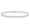 ESTATE 2.96CT DIAMOND 14KT WHITE GOLD 3D CLASSIC ROUND ETERNITY TENNIS BRACELET