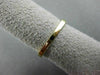 ESTATE .60CT AAA ASSCHER CUT SAPPHIRE 14KT YELLOW GOLD WEDDING RING BAND #20288