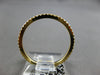 ESTATE .30CT DIAMOND 18K YELLOW GOLD 1MM ROUND ETERNITY WEDDING ANNIVERSARY RING