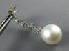 1.45CT DIAMOND & AAA SOUTH SEA PEARL 18KT WHITE GOLD 3D JOURNEY HANGING EARRINGS