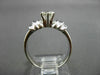 ESTATE .50CT ROUND DIAMOND 18KT WHITE GOLD 3D SOLITAIRE ENGAGEMENT RING #22942