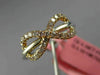 ESTATE .38CT PINK DIAMOND 18KT WHITE & ROSE GOLD 3D CLASSIC INFINITY LOVE RING