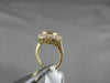 ANTIQUE LARGE 2.96CTW CITRINE DIAMOND 14KT Y GOLD RING