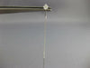 LONG .14CT DIAMOND 14KT WHITE GOLD 3D GEOMETRICAL CAHIN BAR FUN HANGING EARRINGS