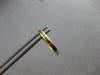 ESTATE .27CT DIAMOND 18K YELLOW GOLD 3D CLASSIC OVAL HUGGIE FUN HANGING EARRINGS