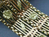 ANTIQUE WIDE 18KT YELLOW & ROSE GOLD HANDCRAFTED FLORAL FILIGREE BRACELET #22301