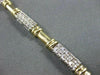 ESTATE 1.40CT DIAMOND 14KT WHITE & YELLOW GOLD BRACELET SIMPLY BEAUTIFUL #10120