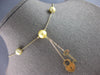 .40CT DIAMOND & AAA GOLDEN SOUTH SEA PEARL 14KT YELLOW GOLD LARIAT LOVE NECKLACE