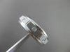 ESTATE WIDE 0.24CTW DIAMOND 14KT WHITE GOLD BRICK DESIGN ETOLIE MENS RING #17839