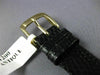 ANTIQUE WITTNAUER 14K YELLOW GOLD 3D BLACK RECTANGLE MECHANICAL MENS WATCH #815