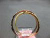 ESTATE .21CT DIAMOND 14KT 2 TONE GOLD 3D CLASSIC CRISS CROSS INFINITY LOVE RING