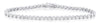 2.02CT DIAMOND 14KT WHITE GOLD 3D CLASSIC ROUND FOUR PRONG LOVE TENNIS BRACELET