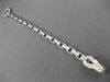 ESTATE WIDE 2.75CT ROUND DIAMOND 18K WHITE GOLD 3D TENNIS TOGLE BRACELET #21567