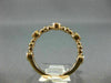 ESTATE .26CT DIAMOND 14K ROSE GOLD 3D FLOWER FILIGREE WEDDING ANNIVERSARY RING
