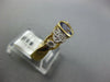 .48CT DIAMOND & AAA TANZANITE 14KT YELLOW GOLD 3D OVAL & ROUND DOUBLE HEART RING