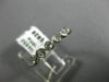ESTATE .11CT DIAMOND 14K WHITE GOLD ETOILE BEZEL SEMI ETERNITY ANNIVERSARY RING