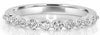 .53CT DIAMOND 18KT WHITE GOLD 3D SEMI ETERNITY 10 STONE WEDDING ANNIVERSARY RING